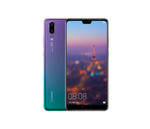 HUAWEI P20 4/64GB Fioletowy Dual Sim - 441957 - zdjęcie